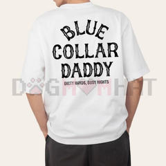 "Blue Collar Daddy" Industrial Graphic T-Shirt