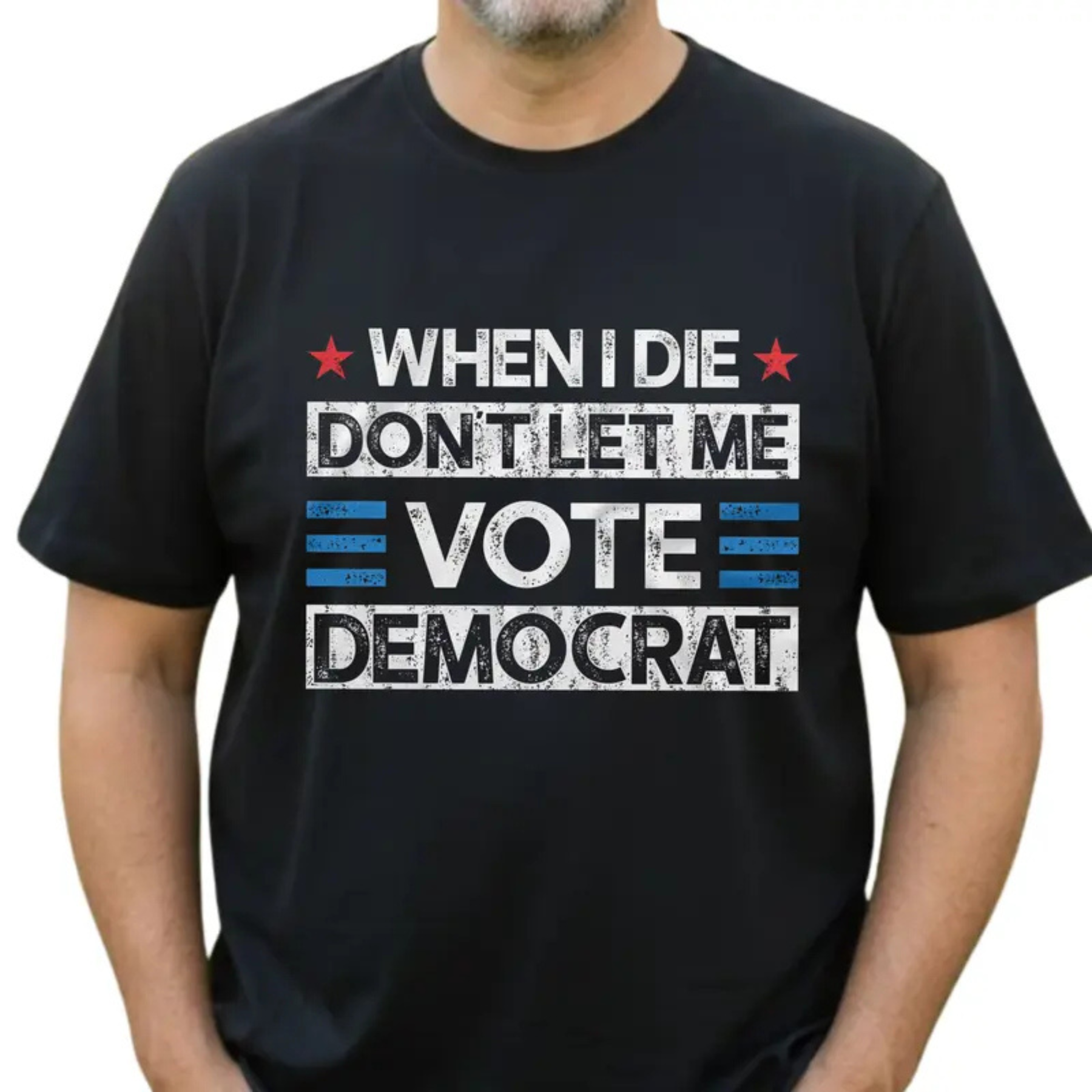 "Don't Let Me Vote Democrat" Funny Political Shirt