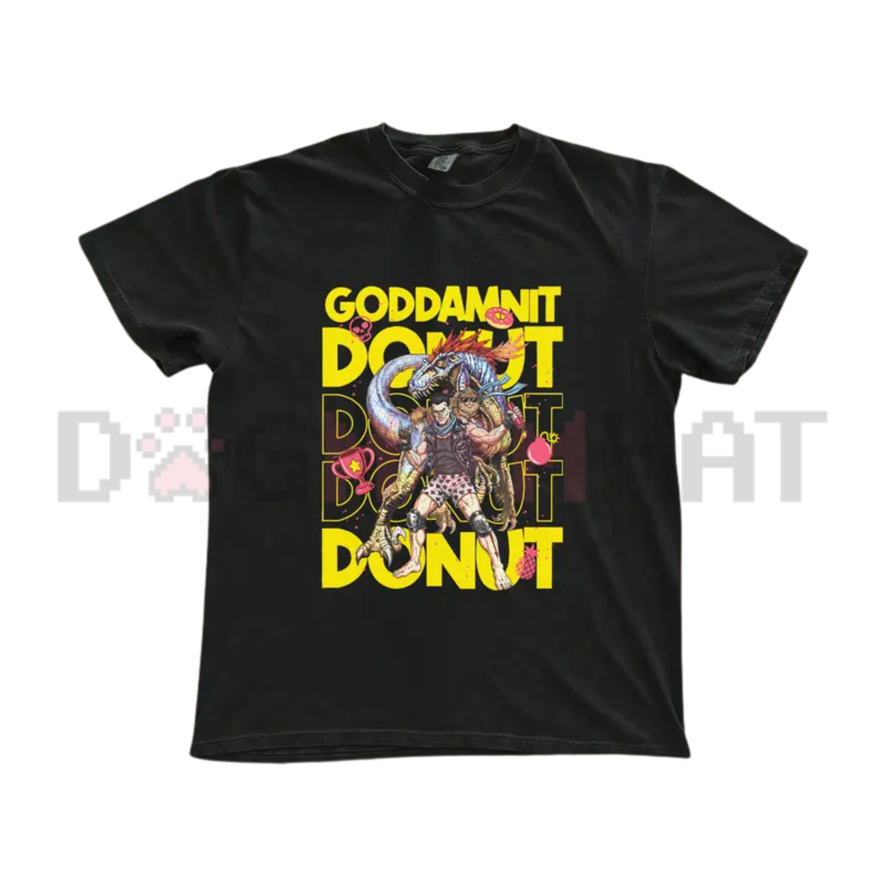 "Goddamnit Donut" T-Shirt – Funny LitRPG Sci-Fi Graphic Tee