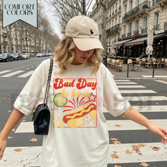 "Bad Day To Be A Hot Dog" Funny Summer Tee