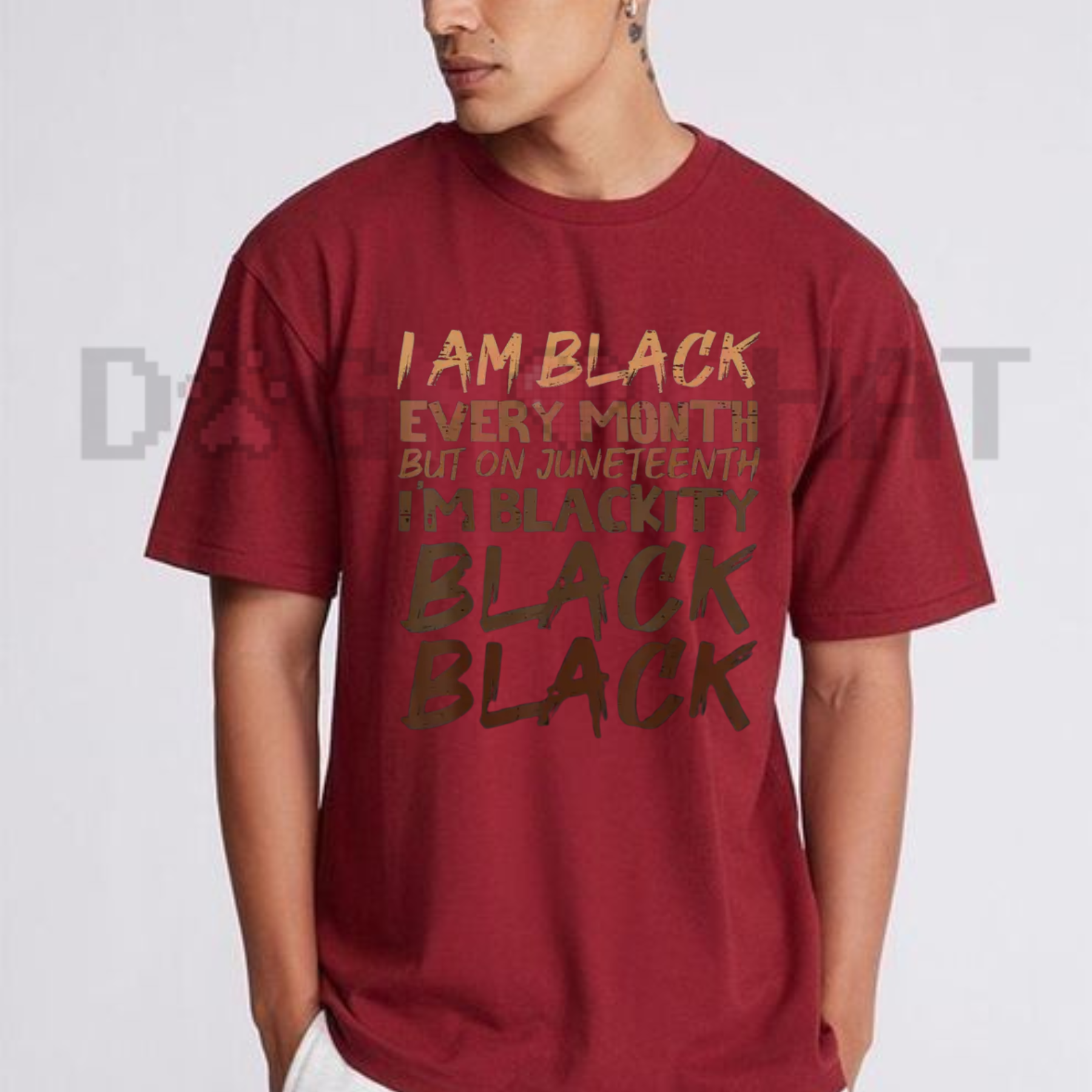 "I Am Black Every Month" Juneteenth T-Shirt