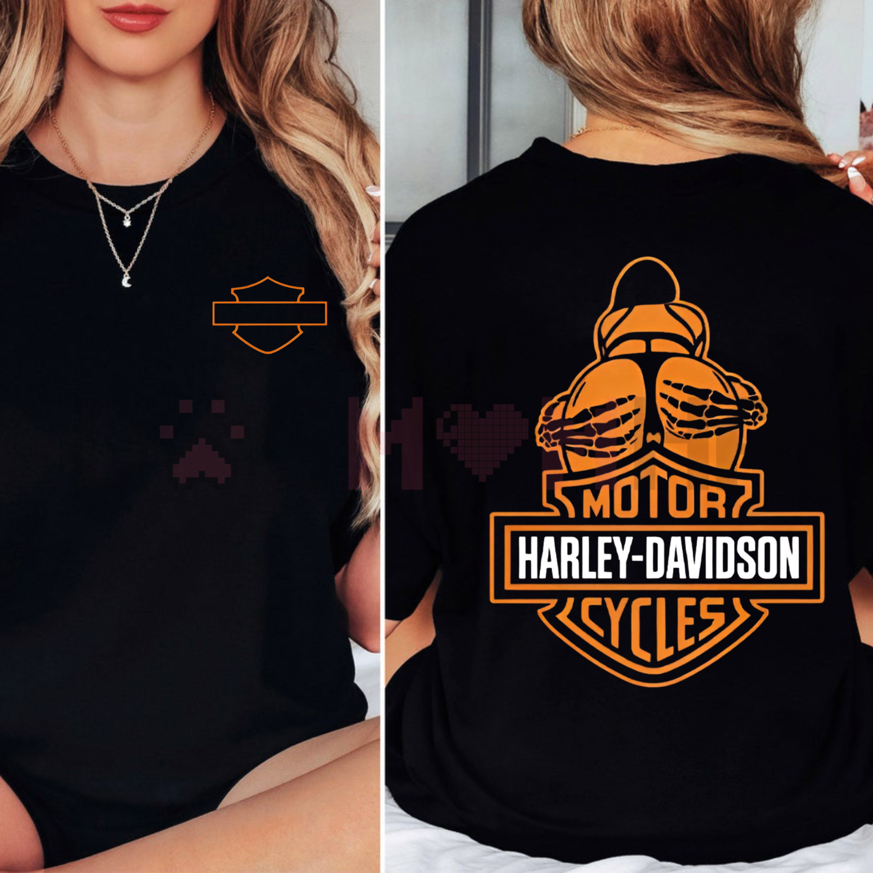 "Barley Chick" Biker Style Men's Tee