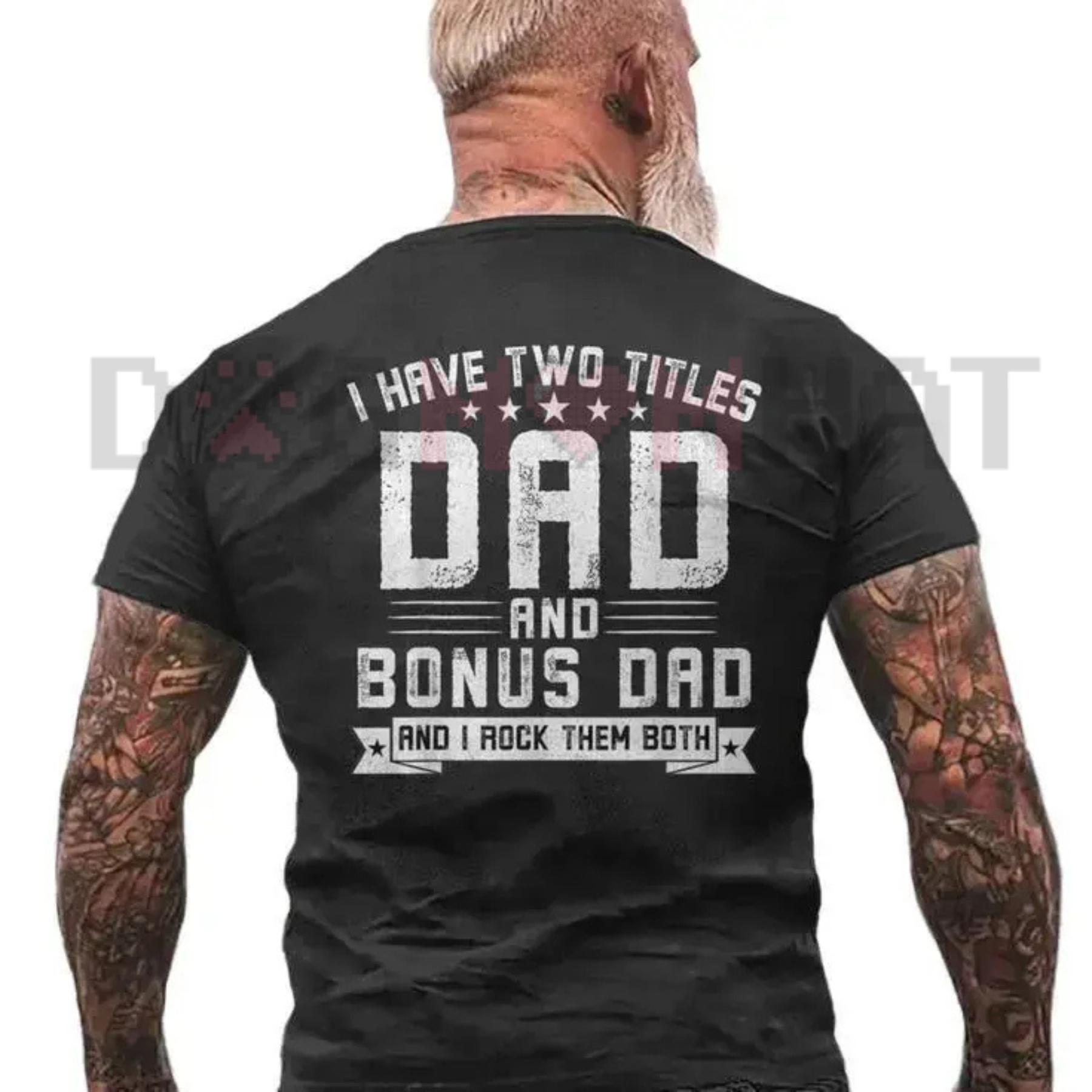"Dad & Bonus Dad" Organic T-Shirt