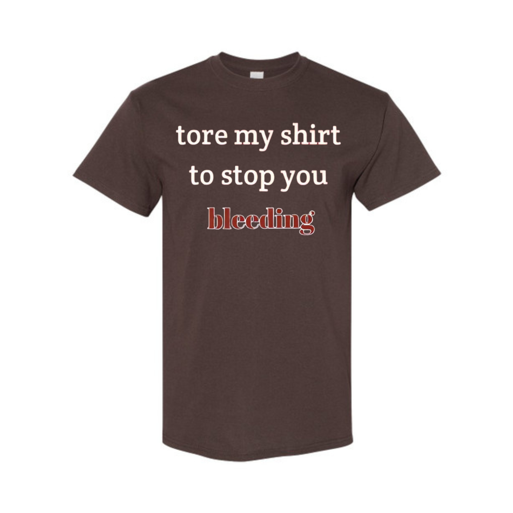 "I Tore My Shirt For You" Humorous Valentine's Day T-Shirt - Sarcastic Gift Tee