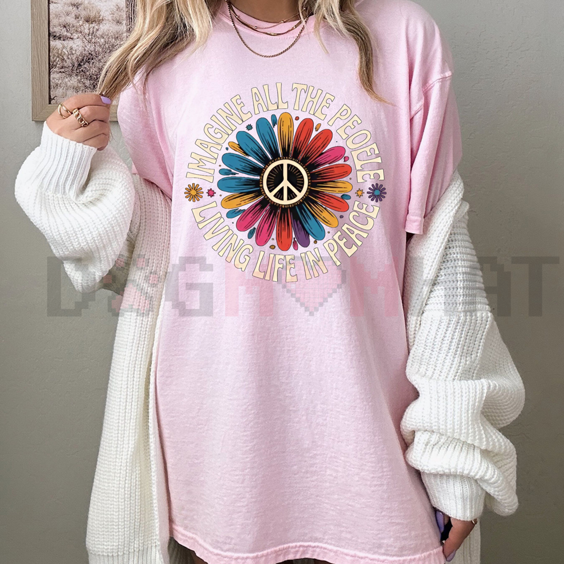 "Imagine All The People" Peace T-Shirt