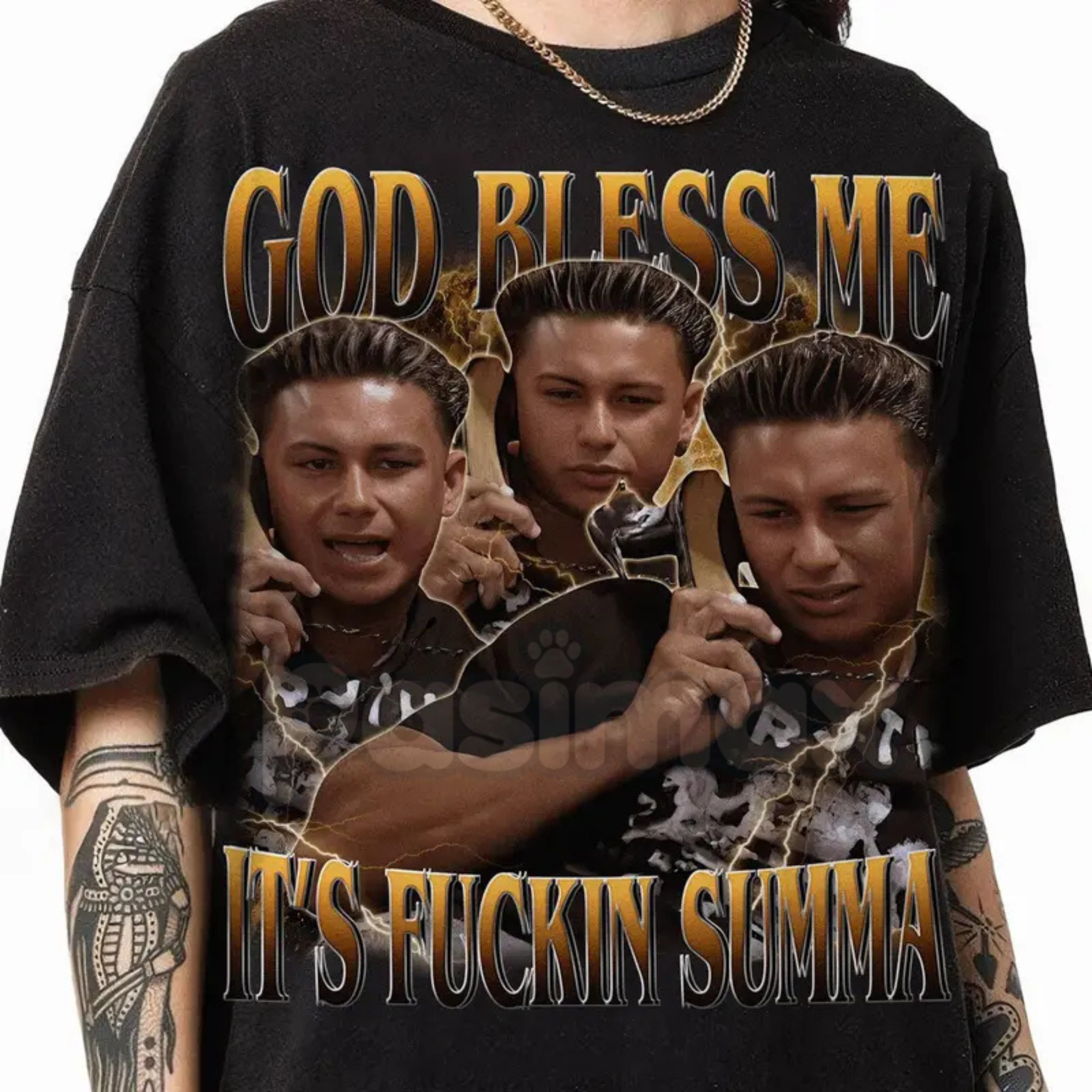 "God Bless Me Its F_ckin Summah" T-Shirt