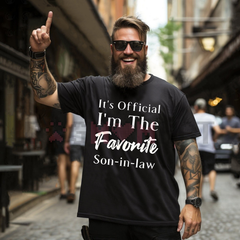 "Favorite Son-in-Law" T-Shirt – Funny Slogan Tee
