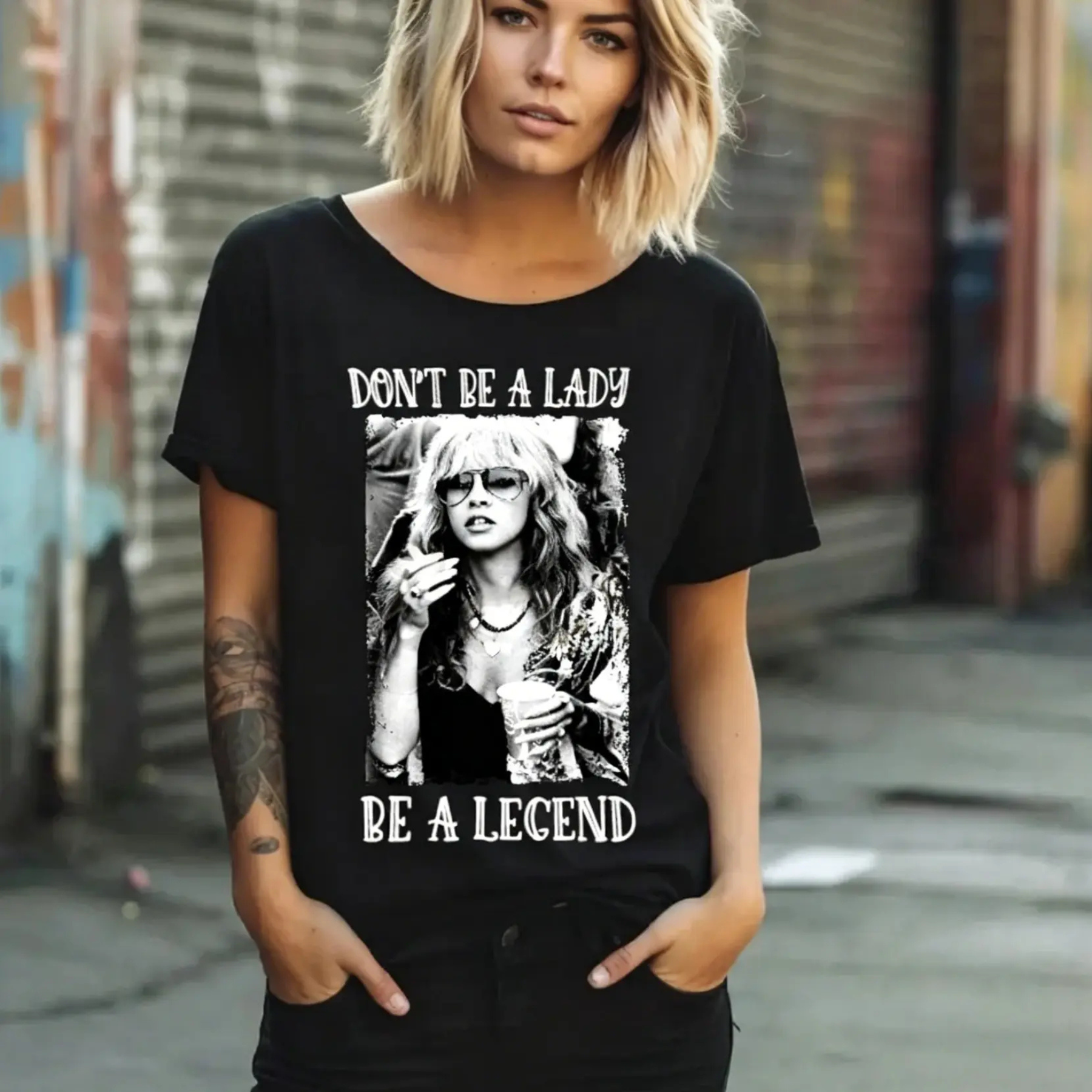 "Don't Be A Lady, Be A Legend" T-Shirt