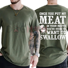 "Grill Master" Funny BBQ Meat Lover T-Shirt - Sarcastic Grilling Graphic Tee