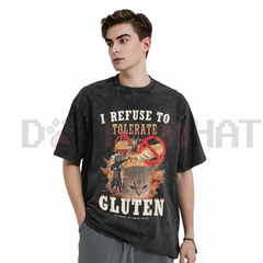 "I Refuse To Tolerate Gluten" Washed T-Shirt