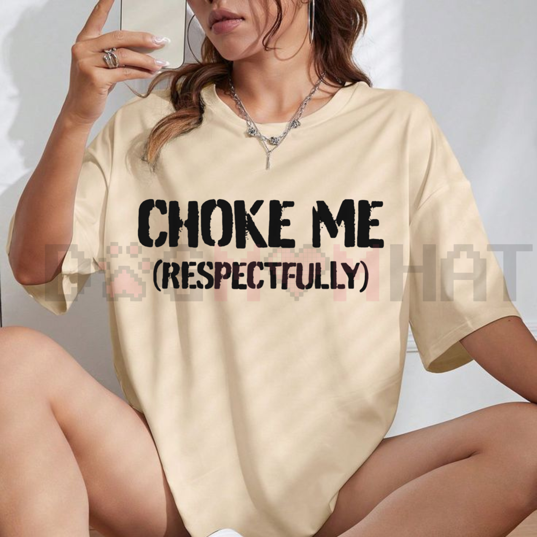 "Choke Me Respectfully" Funny T-Shirt