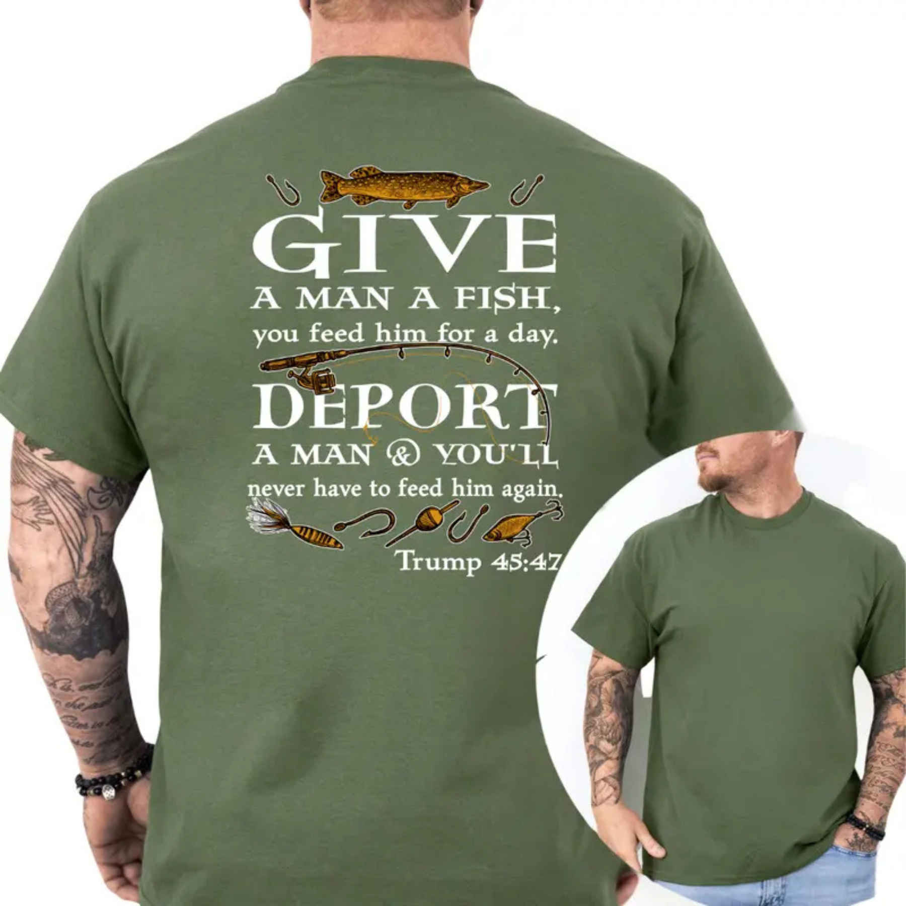 "Deport A Man" Political Satire T-Shirt