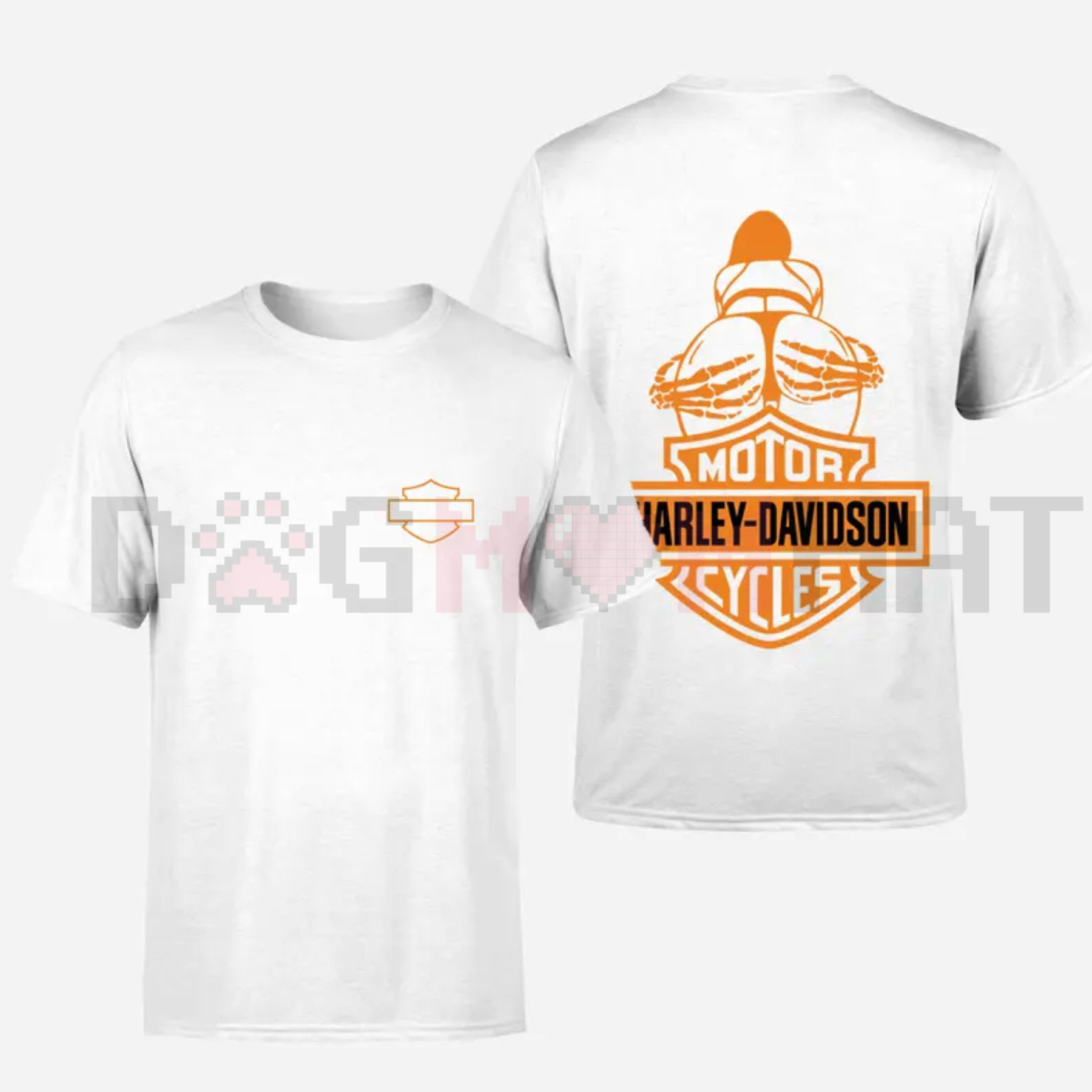 "Barley Chick" Biker Style Men's Tee
