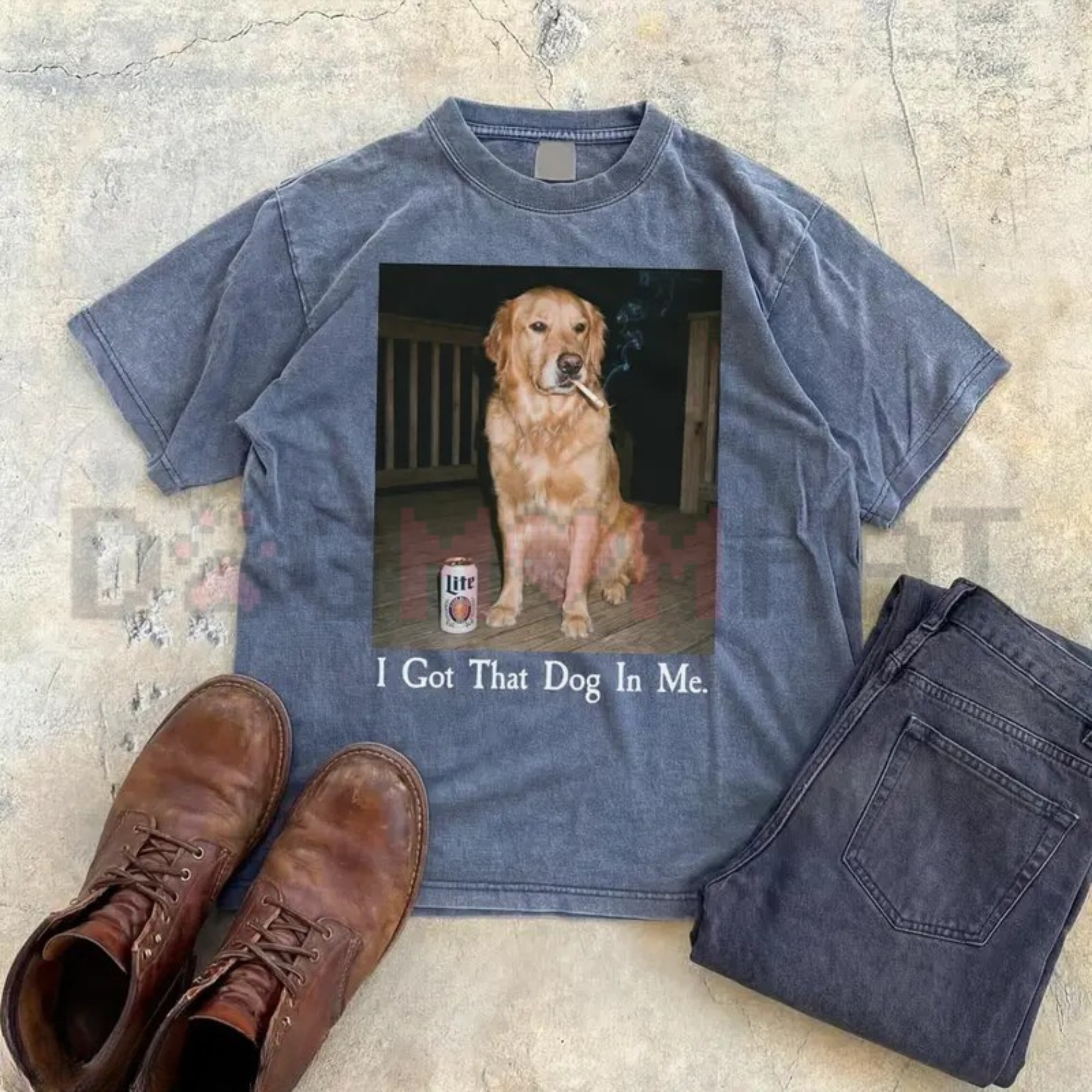 "I Got That Dog In Me" Shirt – Funny Golden Retriever Meme Tee