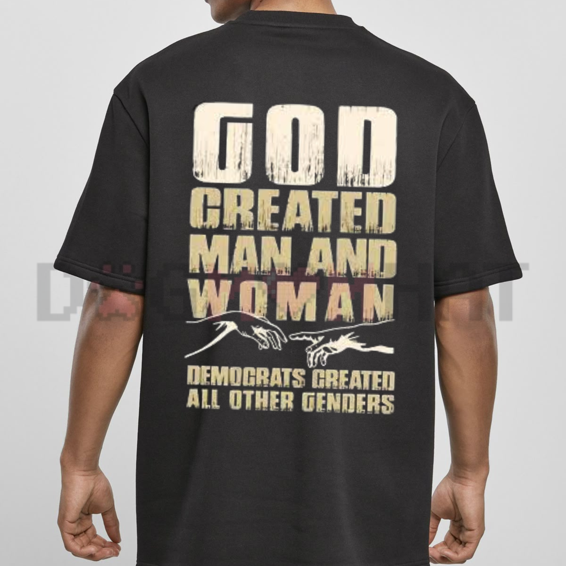 "God Created Man & Woman" Conservative T-Shirt