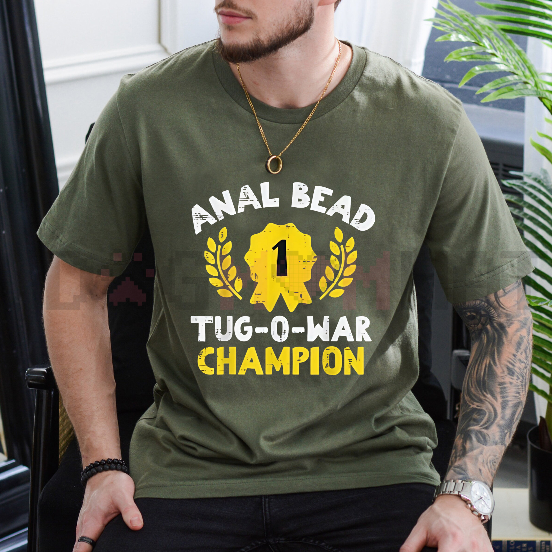 "Bead Tug O War Champion" T-Shirt