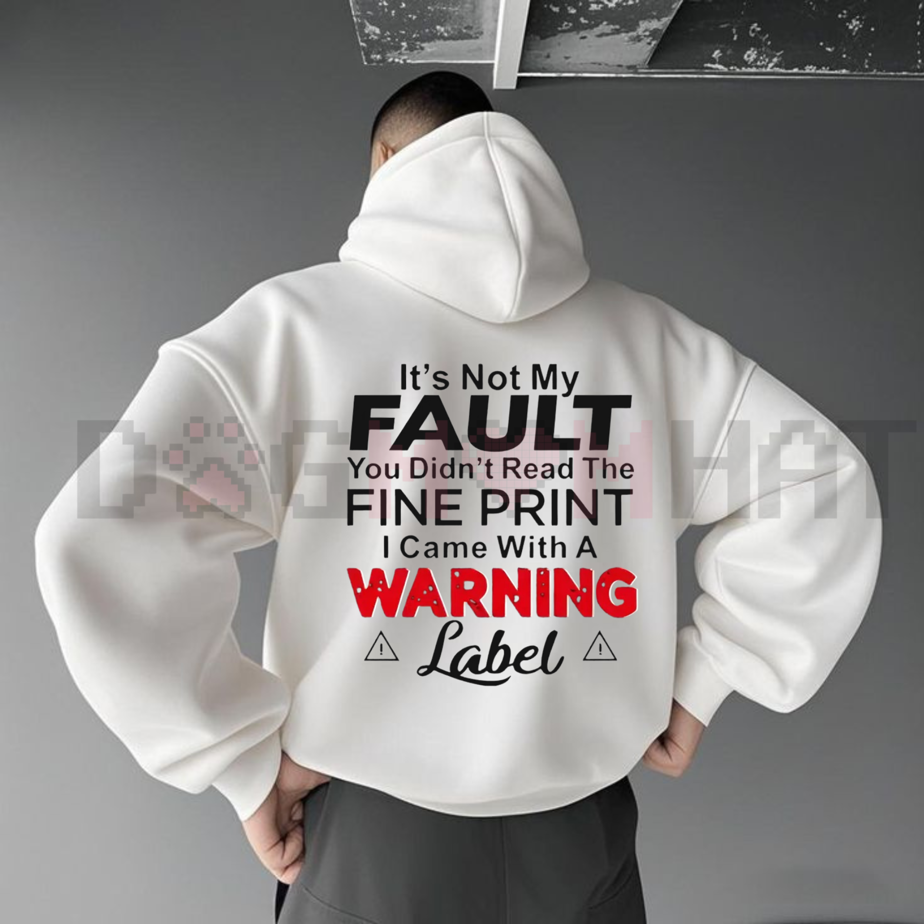 "It's Not My Fault" Sarcastic Hoodie