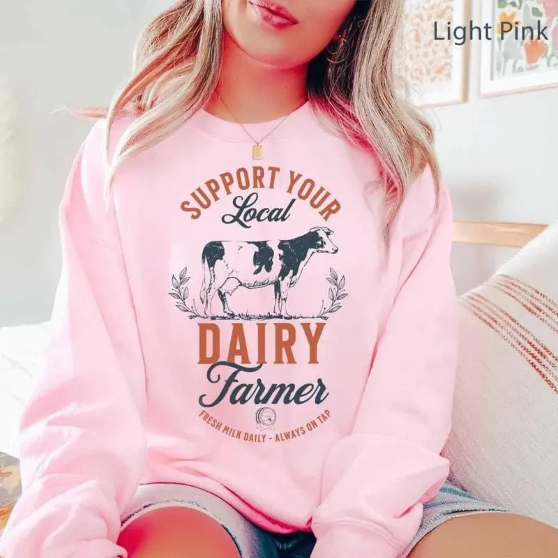 "Eat Local" Graphic Sweatshirt