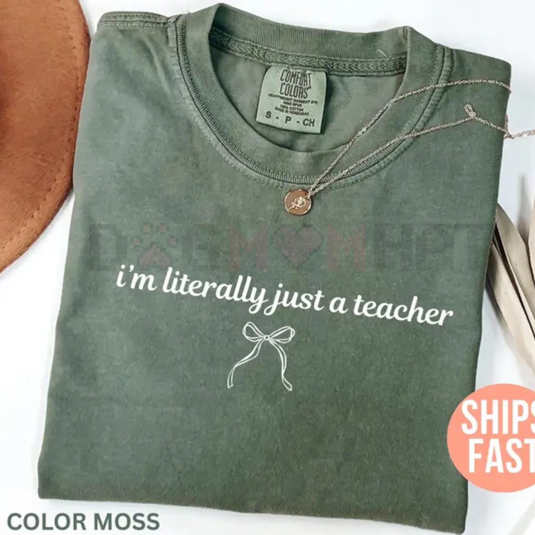 "I'm Literally Just a Teacher" Comfort Colors® Shirt
