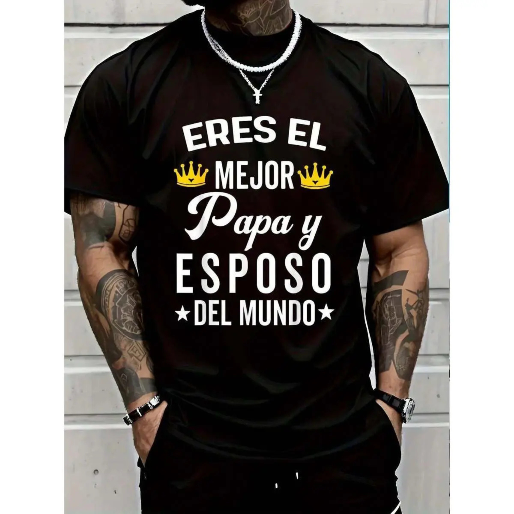 "Eres El Mejor Papá" Spanish Graphic T-Shirt