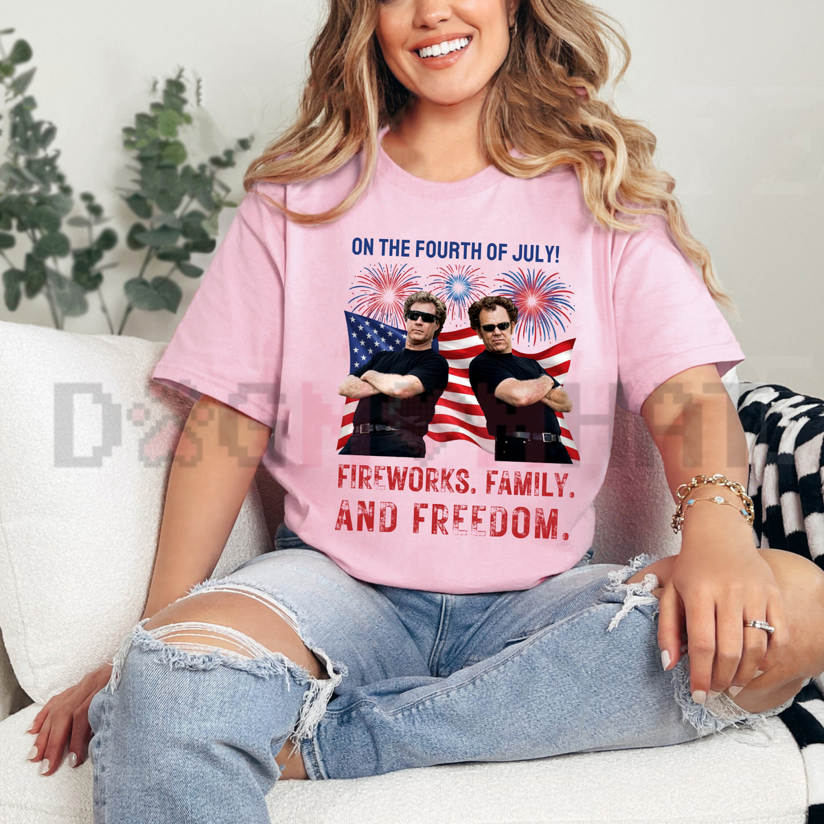 "Boats, Hoes, and Freedom" Fourth of July Shirt