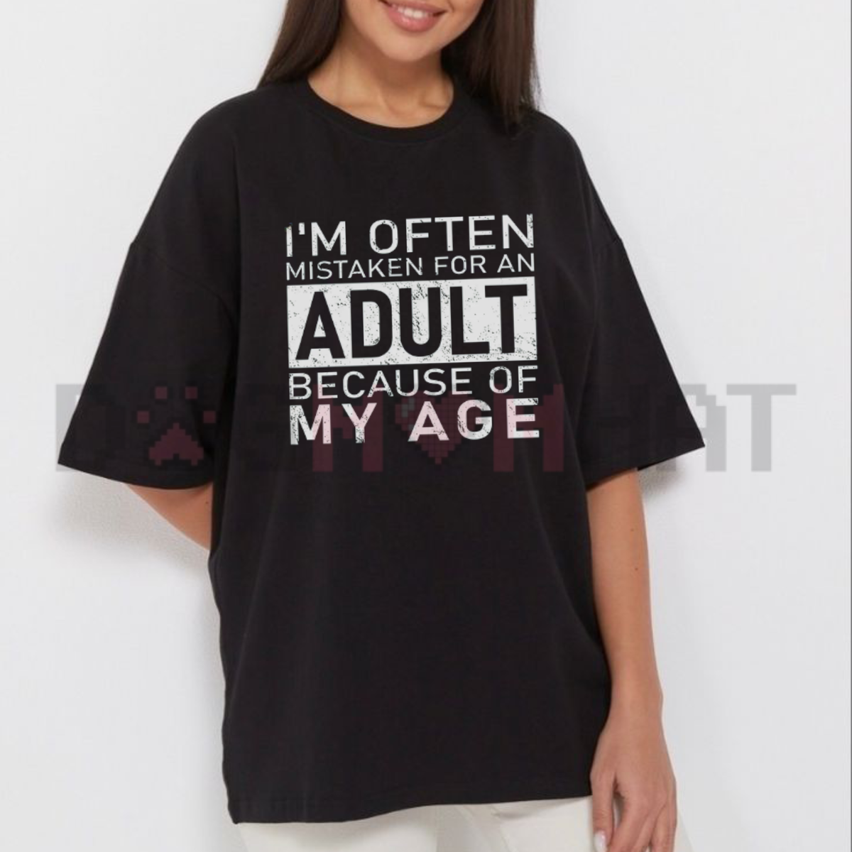 "I'm Often Mistaken For An Adult" Funny T-Shirt - Sarcastic Novelty Summer Tee