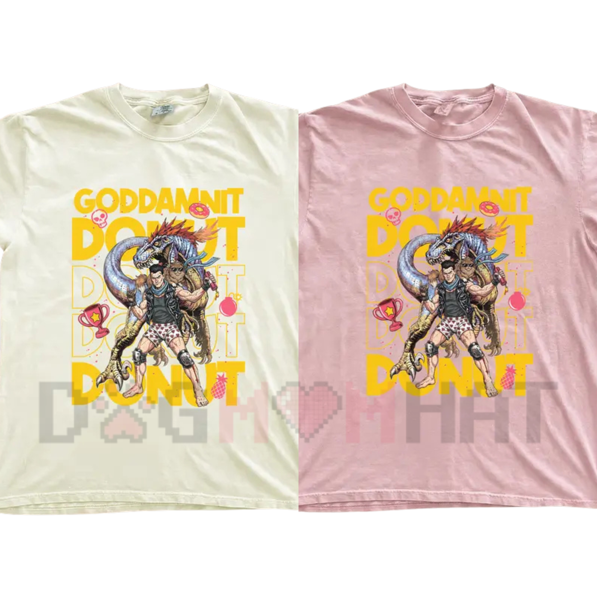 "Goddamnit Donut" T-Shirt – Funny LitRPG Sci-Fi Graphic Tee
