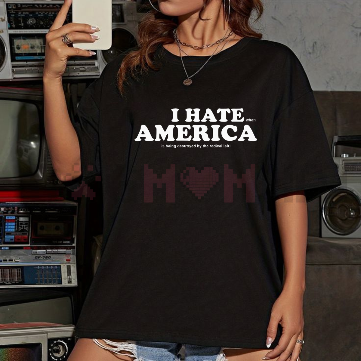 "I HATE AMERICA" TEE – Provocative Political Protest Statement Shirt