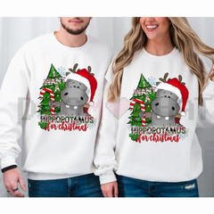 "I Want a Hippopotamus for Christmas" Sweatshirt