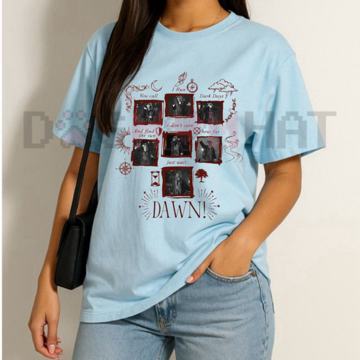"Into The Sun" Lyrics Graphic T-Shirt – Classic Indie-Rock Music Tee